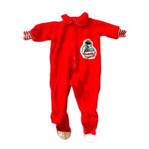 Vintage Red Cookie Monster Kids One Piece